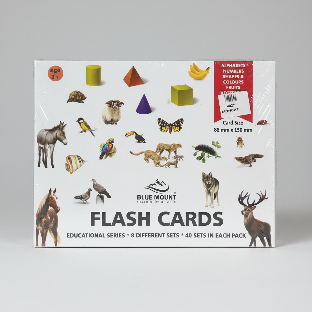 8 Different Educational Sets | 40 Cards in Each Set | Total 320 Learning Cards