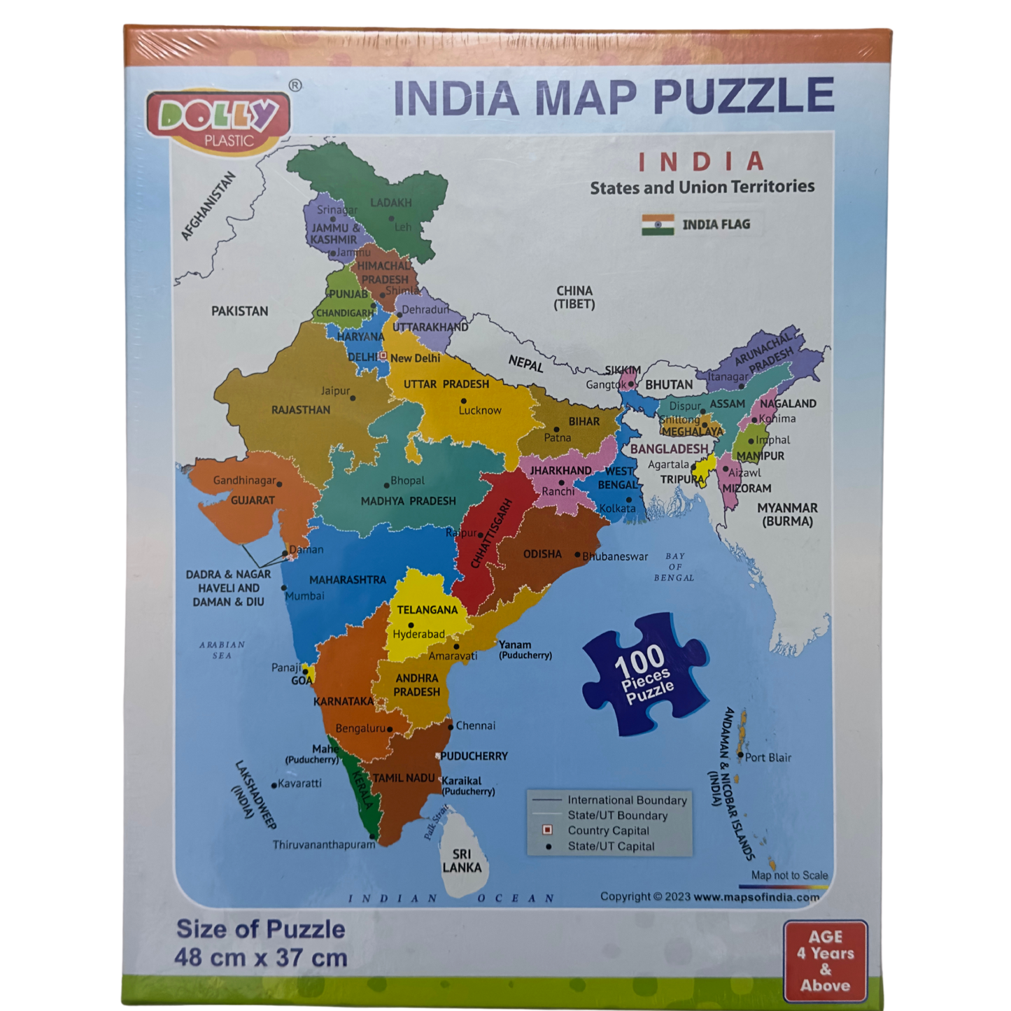 India Map Puzzle
