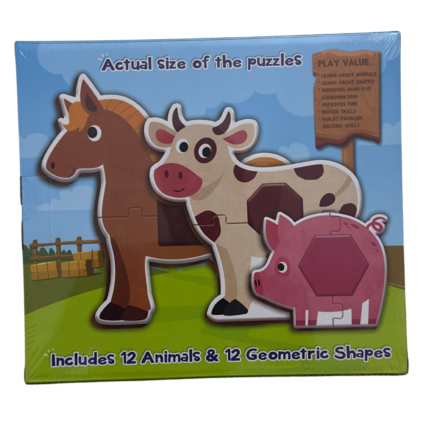 Learning Puzzles - Shapes & Animals | 3 + years