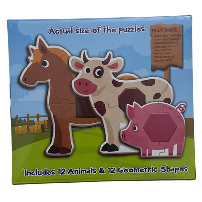 Learning Puzzles - Shapes & Animals | 3 + years